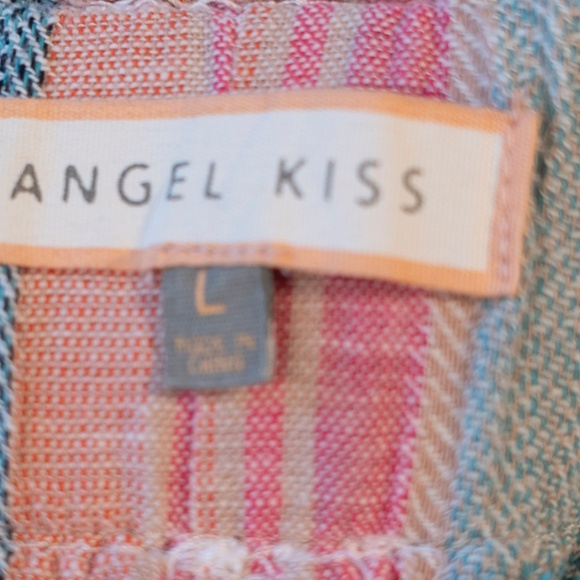 Consigned* Striped Lounge Pants, Sz L - Picture 3 of 3